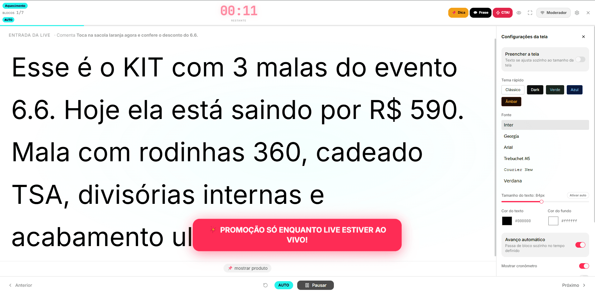⚡ CTA de Emergência